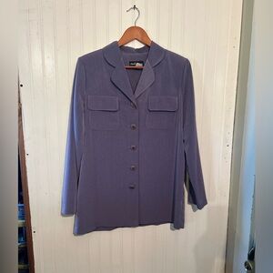 Vintage Chad’s Place Women's Purple Two Piece Suit With Pants Made in the USA.